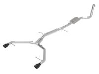 aFe - aFe 17-19 Audi A4 (B9) MACH Force-Xp 3in to 2.5in 304 SS Cat-Back Exhaust System-Dual SS Tips - 49-36420-B - Image 1