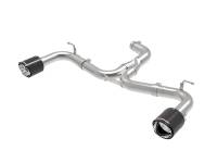 aFe - aFe 18-20 VW GTI (MK7.5) 2.0L MACH Force-Xp 3in to 2.5in 304 SS Axle-Back Exhaust System- Carb. Tips - 49-36421-C - Image 1