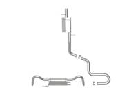 aFe - afe POWER MACH Force-Xp 18-21 Volkswagen Atlas V6-3.6L 304 SS Cat-Back Exhaust System - Image 5