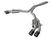 aFe - aFe 18-20 Audi RS5 Coupe MACH Force-Xp 3in to 2.5in 304 SS Axle-Back Exhaust System-Quad Carbon Tips - 49-36427-C - Image 1