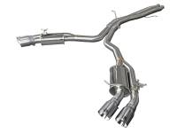 aFe - aFe 18-20 Audi RS5 Coupe MACH Force-Xp 3in to 2.5in 304 SS Axle-Back Exhaust System-Quad Polish Tips - 49-36427-P - Image 1