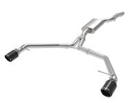 afe MACH Force-Xp 13-16 Audi Allroad L4 SS Axle-Back Exhaust w/ Carbon Tips - 49-36437-C