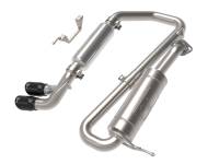 aFe - aFe 18-21 Suzuki Jimny Takeda 2-1/4in. 304 SS Cat-Back Exhaust w/ Blk Tip - Image 1