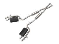 aFe - aFe Gemini XV 2.5in 304 SS Cat-Back Exhaust w/Cut-Out 18-22 Kia Stinger V6 3.3L - Image 1