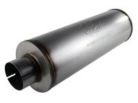 aFe - aFe MACHForce XP Exhausts Mufflers SS-409 EXH Muffler 4 ID In/Out 8 Dia - Image 1