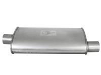 aFe - aFe Scorpion Replacement Alum Steel Muffler Double Layer 2-1/2in In/Out Center/Offset 18inL x9inW - Image 2