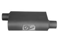 aFe - aFe Scorpion Replacement Alum Steel Muffler 2-1/2in In/Out Baffled Offset/Offset 13inL x10inW x4inH - Image 3