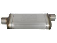 aFe - aFe MACHForce XP SS Muffler 3in Center Inlet / 3in Offset Outlet 18in L x 9in W x4in H Body - Image 3