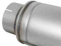 aFe - aFe ATLAS Aluminized Steel Muffler 5in Center/Center 24in L x 7in Diameter - Round Body - Image 3