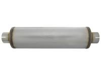 aFe - aFe MACH Force-Xp 409 SS Muffler 3-1/2in ID Center/Center x 7in Dia x 24in L - Round Body - 49M00024 - Image 3