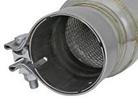 aFe - aFe MACH Force-Xp 304 Stainless Steel Resonator 2.5in Inlet/Outlet x 4in Dia x 15in Body x 19in L - 49M10002 - Image 2