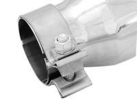 aFe - aFe MACH Force-Xp 2.5in Inlet x 3-1/2in Outlet x 6in Length 2.5in 304 Stainless Steel Exhaust Tip - Image 3