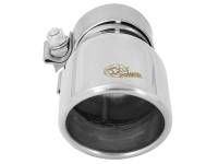 aFe - aFe MACH Force-Xp 2.5in Inlet x 3-1/2in Outlet x 6in Length 2.5in 304 Stainless Steel Exhaust Tip - Image 5