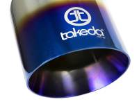 aFe - aFe Takeda 304 Stainless Steel Clamp-On Exhaust Tip 2.5in Inlet / 4in Outlet - Blue Flame - Image 5