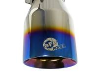 aFe - aFe Mach Force XP 304 Stainless Steel Clamp-On Exhaust Tip 2.5in Inlet / 4in Outlet - Blue Flame - Image 5