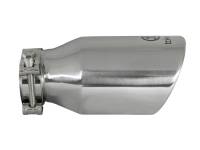 aFe - aFe Takeda 304 Stainless Steel Clamp-On Exhaust Tip 2.5in. Inlet / 4in. Outlet / 8in. L - Polished - Image 3