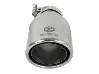 aFe - aFe Takeda 304 Stainless Steel Clamp-On Exhaust Tip 2.5in. Inlet / 4in. Outlet / 8in. L - Polished - Image 4