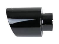 aFe - aFe Takeda 409 SS Clamp-On Exhaust Tip 2.5in. Inlet / 4.5in. Outlet / 7in. L - Black - Image 2