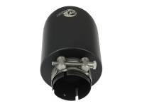 aFe - aFe Takeda 304 SS Clamp-On Exhaust Tip 2.5in. Inlet / 4.5in. Outlet / 7in. L - Black - Image 5