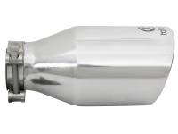 aFe - aFe Takeda 304 Stainless Steel Clamp-On Exhaust Tip 2.5in. Inlet / 4.5in. Outlet / 9in. L - Polished - Image 3