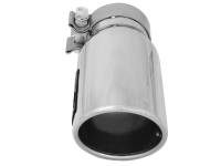 aFe - aFe MACH Force-Xp 3in Inlet x 4in Outlet x 9in Length 304 Stainless Steel Exhaust Tip Polished - Image 3