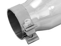 aFe - aFe MACH Force-Xp 3in Inlet x 4in Outlet x 9in Length 304 Stainless Steel Exhaust Tip Polished - Image 5