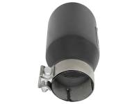 aFe - aFe MACH Force-Xp 3in 304 SS Metallic Black Exhaust Tip 3in In x 4-1/2in Out x 9in L Clamp-On Right - Image 4