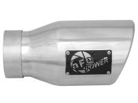 aFe - aFe MACH Force-Xp 3in Inlet x 4-1/2in Outlet x 9in Length 304 Stainless Steel Exhaust Tip - Image 4