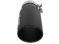 aFe - aFe MACH Force-Xp 409 Stainless Steel Exhaust Tip 3.5 In x 4.5in Out x 12in L Clamp-On - Image 2