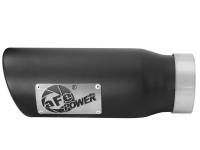 aFe - aFe MACHForce-XP 3.5in 409 Stainless Steel Exhaust Tip 3.5in x 4.5in Out x 12in L Clamp-On - Image 5