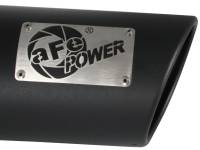 aFe - aFe Power Diesel Exhaust Tip Black- 4 in In x 5 out X 12 in Long Bolt On (Right) - Image 4