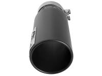 aFe - aFe SATURN 4S 4in SS Intercooled Exhaust Tip - Black 4in In x 5in Out x 12in L Bolt-On - Image 2