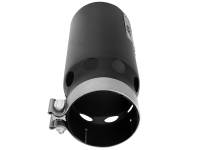 aFe - aFe SATURN 4S 4in SS Intercooled Exhaust Tip - Black 4in In x 5in Out x 12in L Bolt-On - Image 3