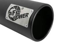 aFe - aFe SATURN 4S 4in SS Intercooled Exhaust Tip - Black 4in In x 5in Out x 12in L Bolt-On - Image 4