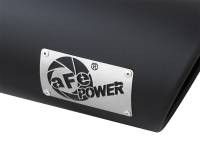 aFe - aFe Power MACH Force-Xp 4in In x 6in Out x 15in L Driver Side Clamp-On 4in 409 SS Exhaust Tip-Black - Image 5