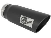 aFe - aFe Power MACH Force-Xp 5in In x 6in Out x 15in L Bolt-On 409 SS Exhaust Tip - Black - Image 1