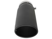 aFe - aFe Power MACH Force-Xp 5in In x 6in Out x 15in L Bolt-On 409 SS Exhaust Tip - Black - Image 2