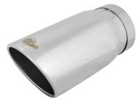 aFe - aFe Universal Bolt On Exhaust Tip Polished 5in Inlet x 6in Outlet x 12in Long - Image 1