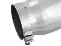 aFe - aFe Universal Bolt On Exhaust Tip Polished 5in Inlet x 6in Outlet x 12in Long - Image 3