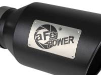 aFe - aFe Power Universal 5in Inlet 8in Outet MACH Force-XP Clamp-On Exhaust Tip - Black - Image 5