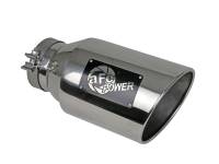 aFe - aFe Power Universal 5in Inlet 8in Outet MACH Force-XP Clamp-On Exhaust Tip - Polished - Image 1