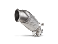 Akrapovic Downpipe w Cat (SS) - DP-BM/SS/4/H