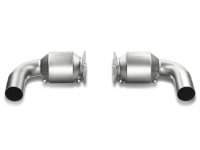 Akrapovic Link pipe set (100 cpsi cats, Titanium) - L-PO997TFLS-100