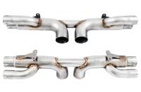 AWE Tuning - AWE Tuning Porsche 991 GT3 / RS Center Muffler Delete - Chrome Silver Tips - Image 2