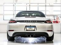 AWE Tuning - AWE Tuning Porsche 718 Boxster / Cayman Track Edition Exhaust - Chrome Silver Tips - Image 3