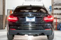 AWE Tuning - AWE Tuning BMW F22 M235i / M240i Touring Edition Axle-Back Exhaust - Diamond Black Tips (102mm) - Image 3