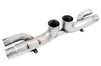 AWE Tuning - AWE Tuning Porsche 991 GT3 / RS Center Muffler Delete - Diamond Black Tips - Image 3