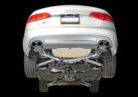 AWE Tuning Audi B8 / B8.5 S4 3.0T Touring Edition Exhaust - Chrome Silver Tips (90mm) - 3010-42018