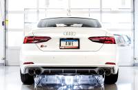 AWE Tuning - AWE Tuning Audi B9 S4 Track Edition Exhaust - Non-Resonated (Silver 102mm Tips) - Image 4