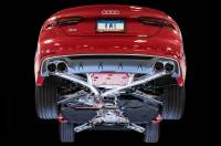 AWE Tuning - AWE Tuning Audi B9 S5 Coupe 3.0T Track Edition Exhaust - Chrome Silver Tips (102mm) - Image 2